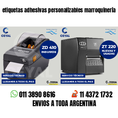 etiquetas adhesivas personalizables marroquinería