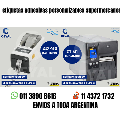 etiquetas adhesivas personalizables supermercados