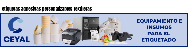 etiquetas adhesivas personalizables textileras