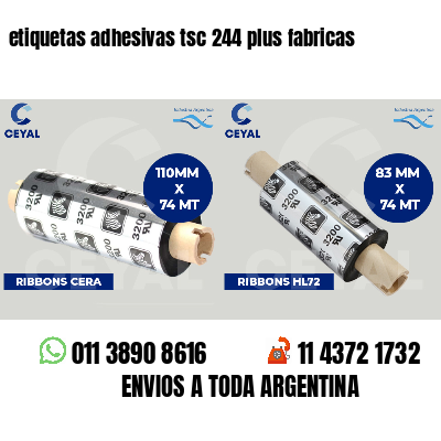 etiquetas adhesivas tsc 244 plus fabricas