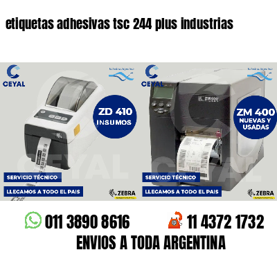 etiquetas adhesivas tsc 244 plus industrias