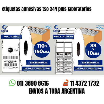 etiquetas adhesivas tsc 244 plus laboratorios