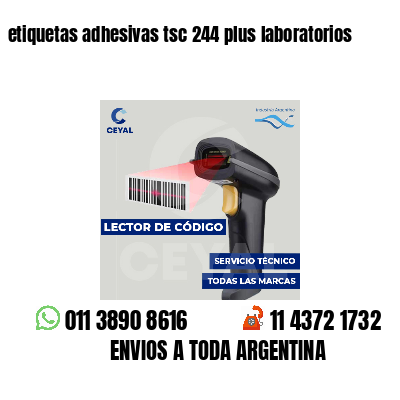 etiquetas adhesivas tsc 244 plus laboratorios