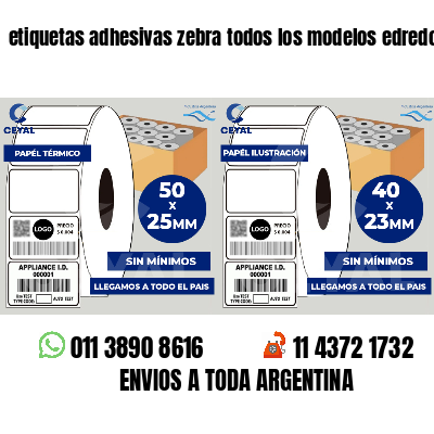 etiquetas adhesivas zebra todos los modelos edredones