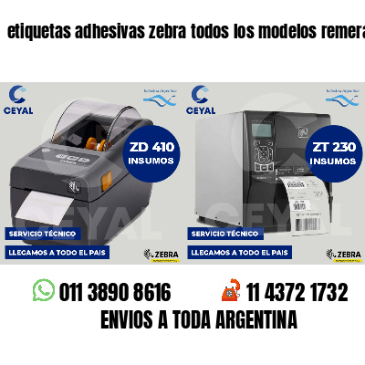 etiquetas adhesivas zebra todos los modelos remeras