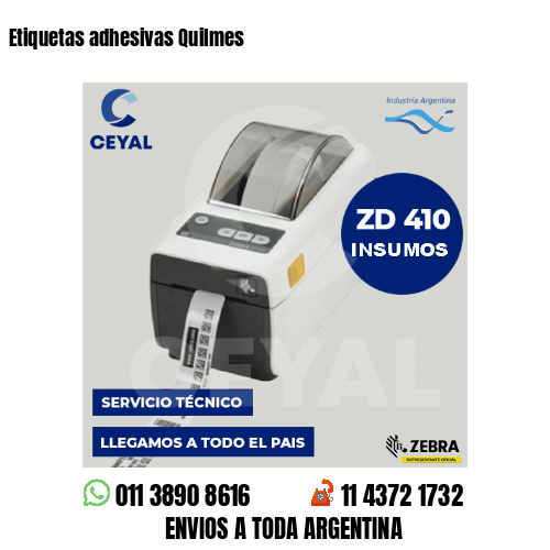 Etiquetas adhesivas Quilmes