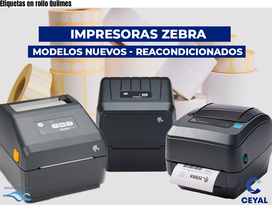 Etiquetas en rollo Quilmes