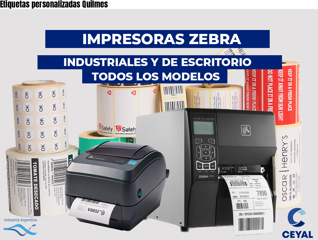 Etiquetas personalizadas Quilmes