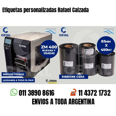 Etiquetas personalizadas Rafael Calzada