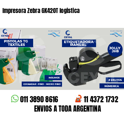 Impresora Zebra GK420T logistica