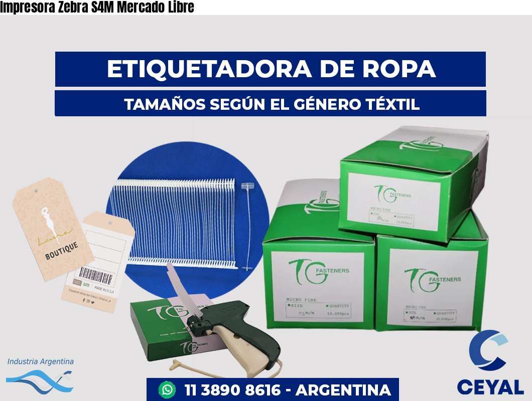 Impresora Zebra S4M Mercado Libre