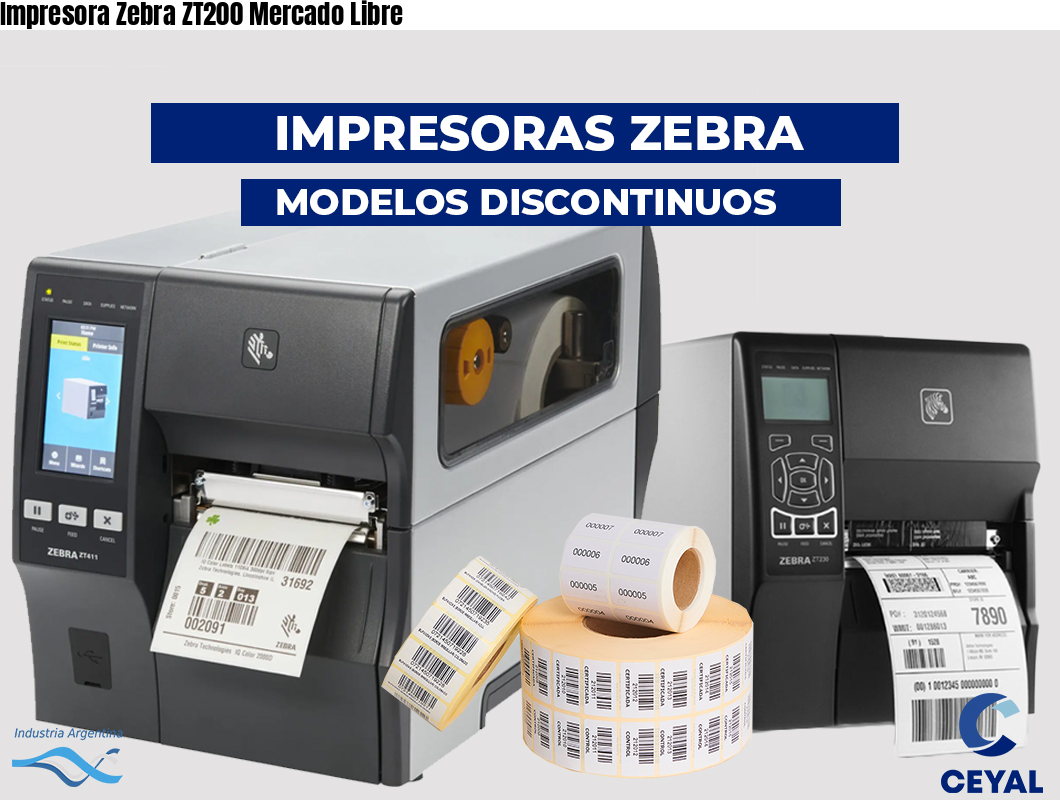 Impresora Zebra ZT200 Mercado Libre
