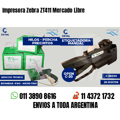 Impresora Zebra ZT411 Mercado Libre