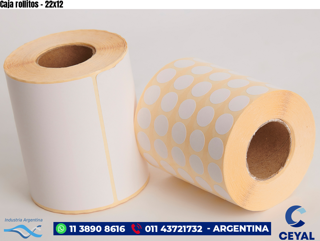 Caja rollitos - 22x12
