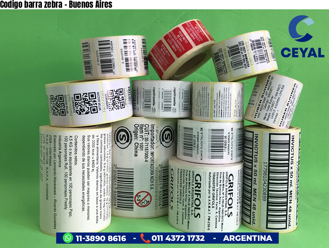 Codigo barra zebra - Buenos Aires