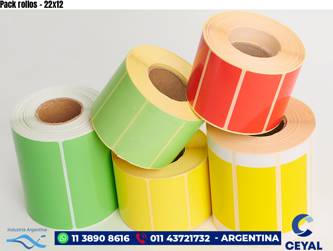 Pack rollos - 22x12