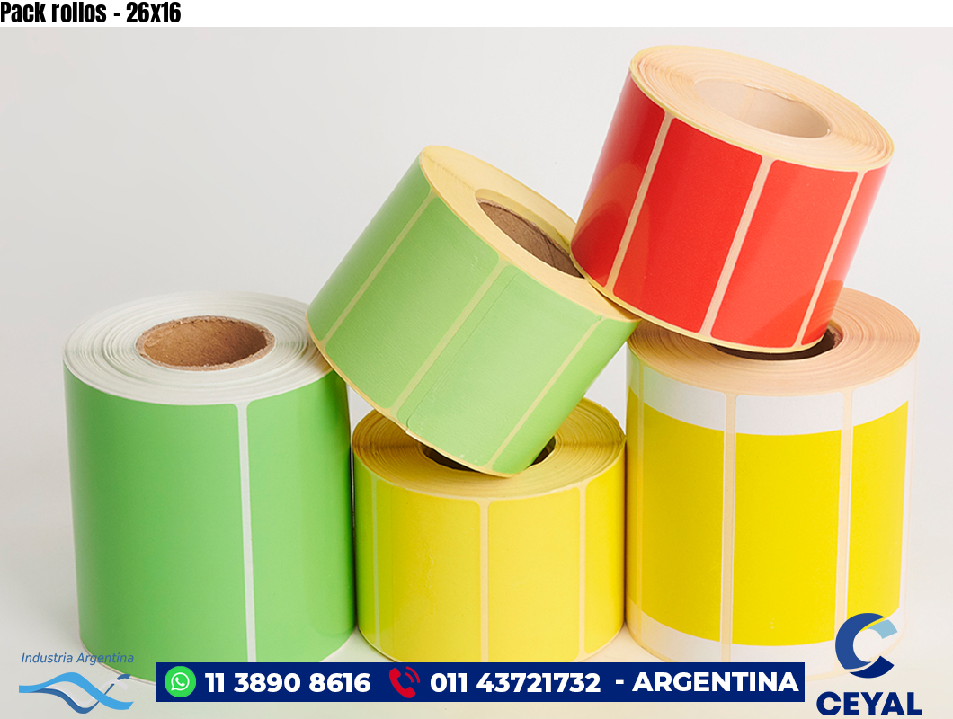 Pack rollos - 26x16