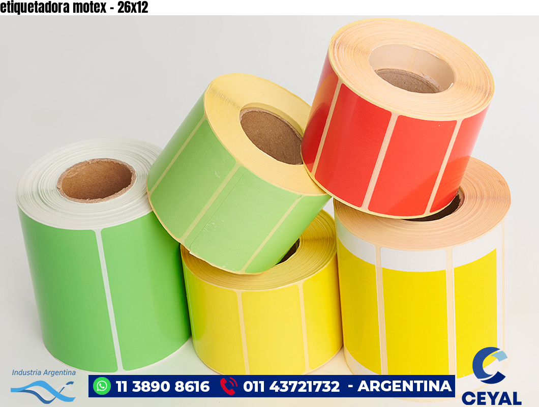 etiquetadora motex - 26x12
