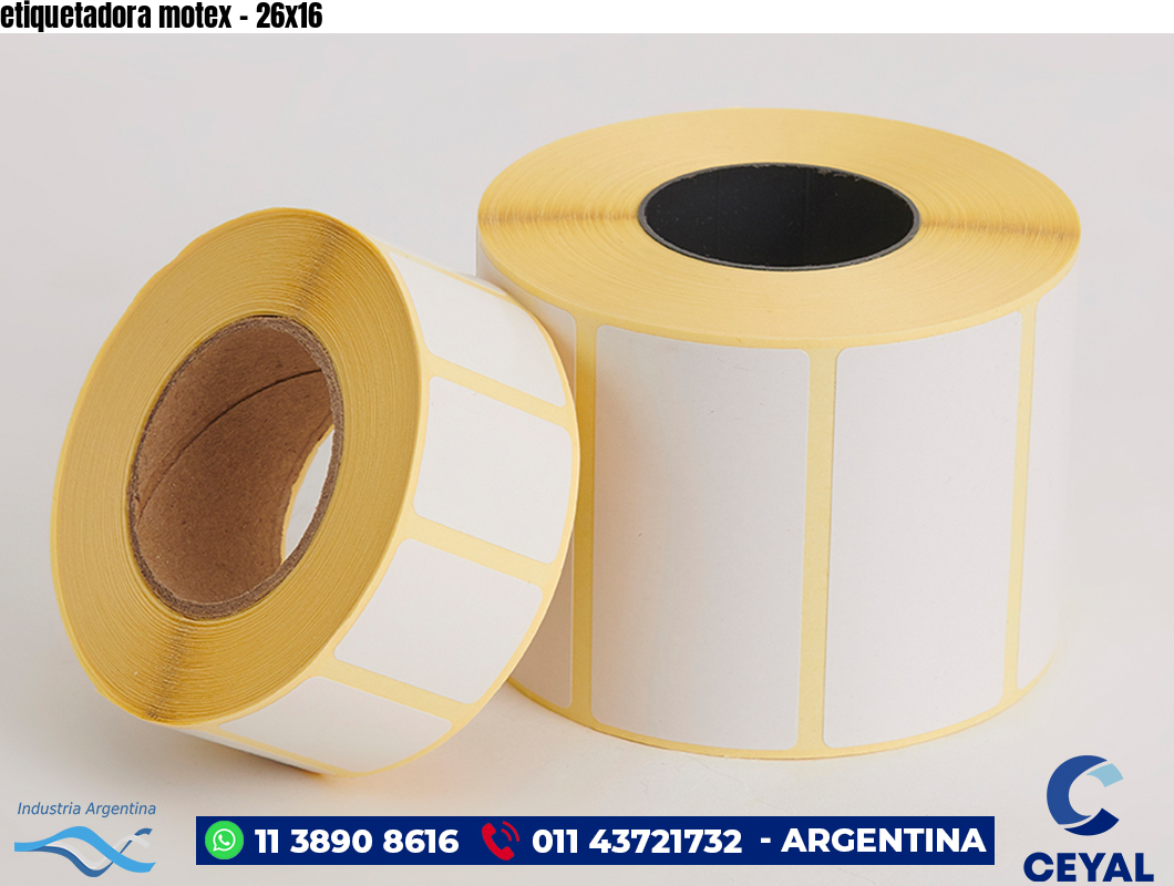 etiquetadora motex - 26x16