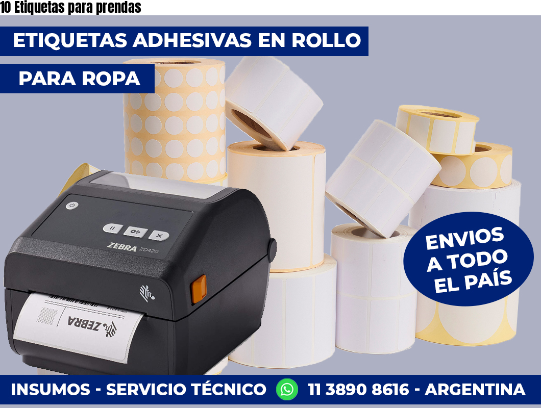 10 Etiquetas para prendas