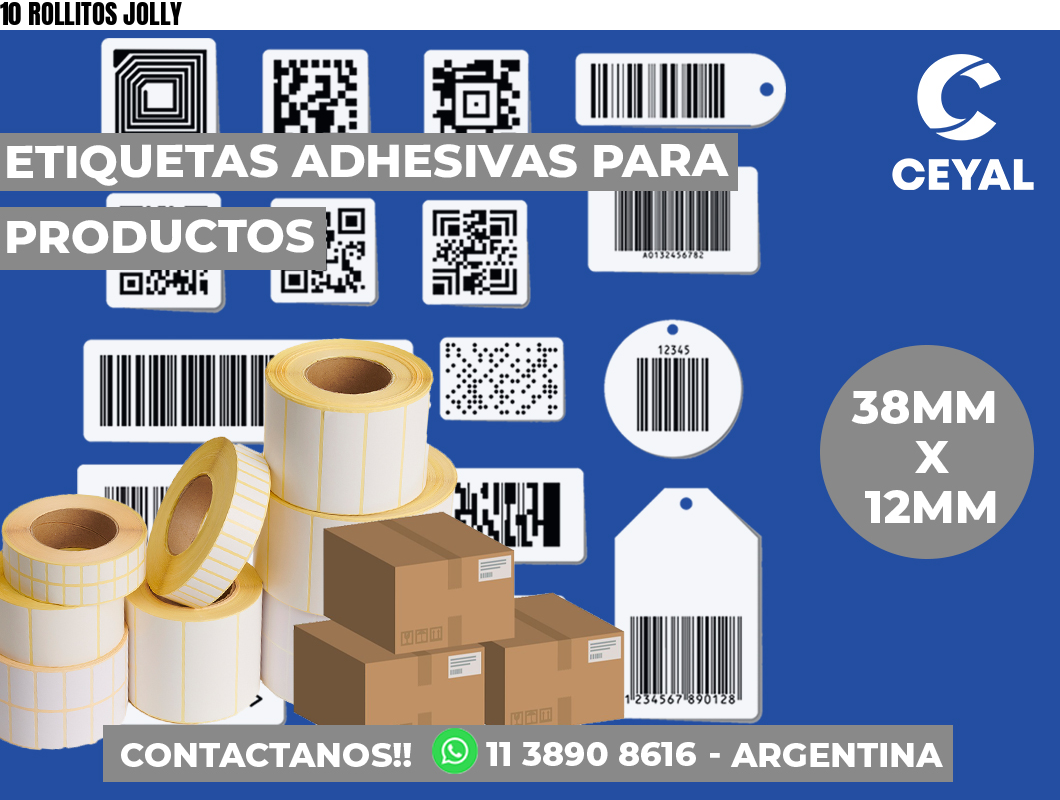 10 ROLLITOS JOLLY