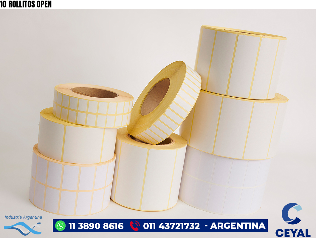 10 ROLLITOS OPEN