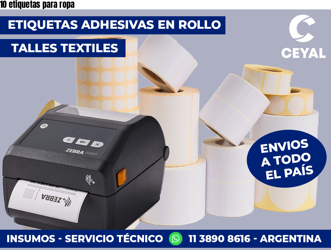 10 etiquetas para ropa
