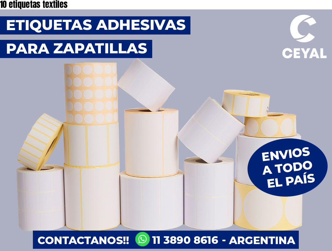 10 etiquetas textiles
