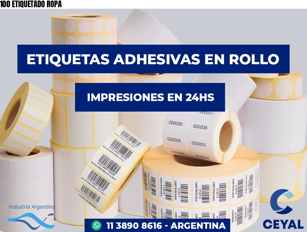 100 ETIQUETADO ROPA