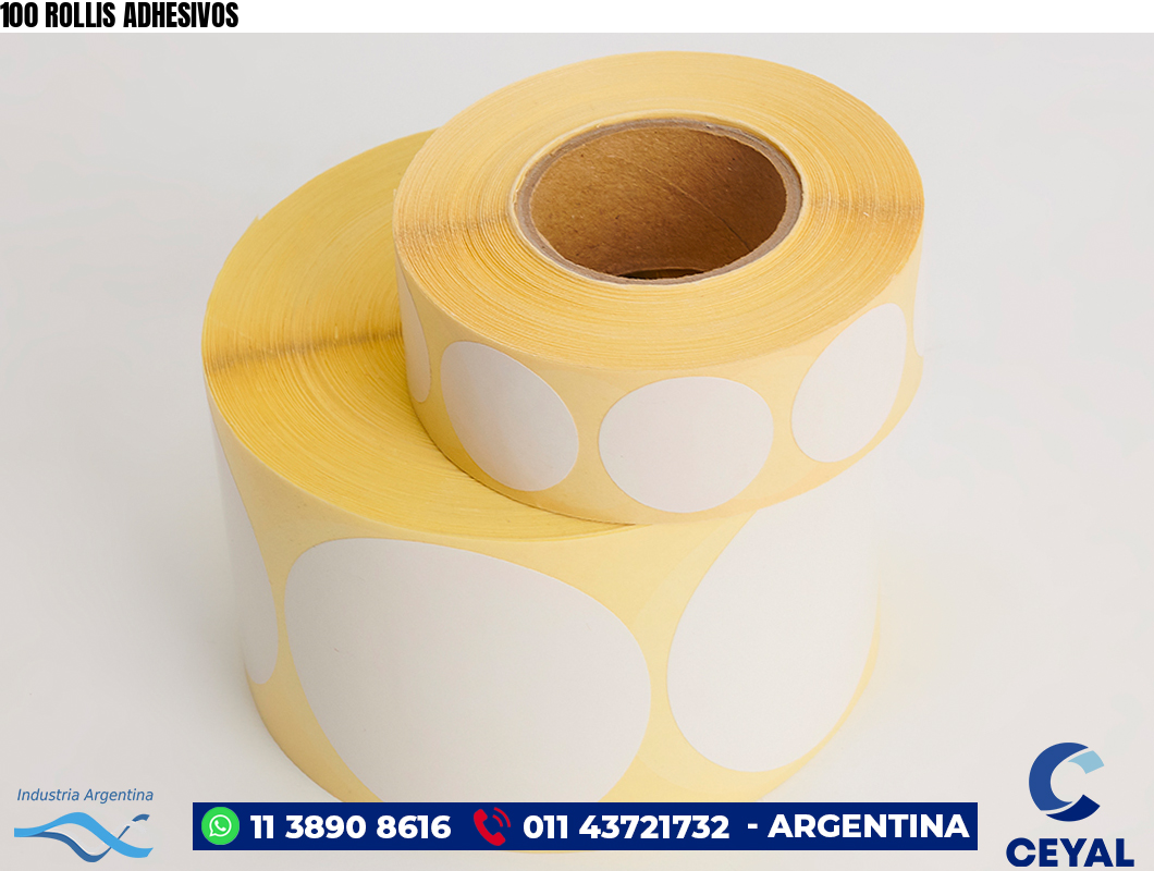 100 ROLLIS ADHESIVOS