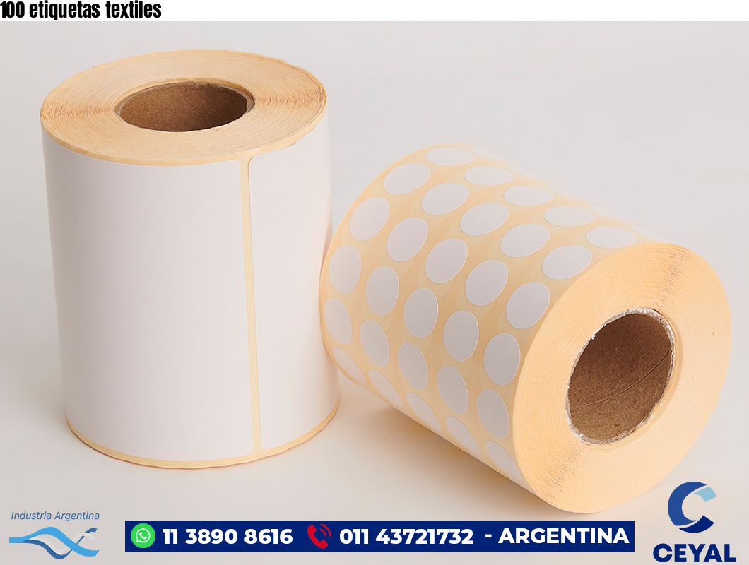 100 etiquetas textiles