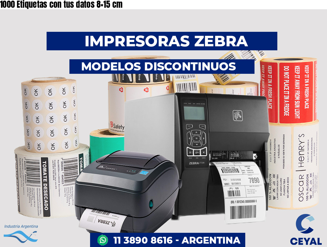 1000 Etiquetas con tus datos 8×15 cm