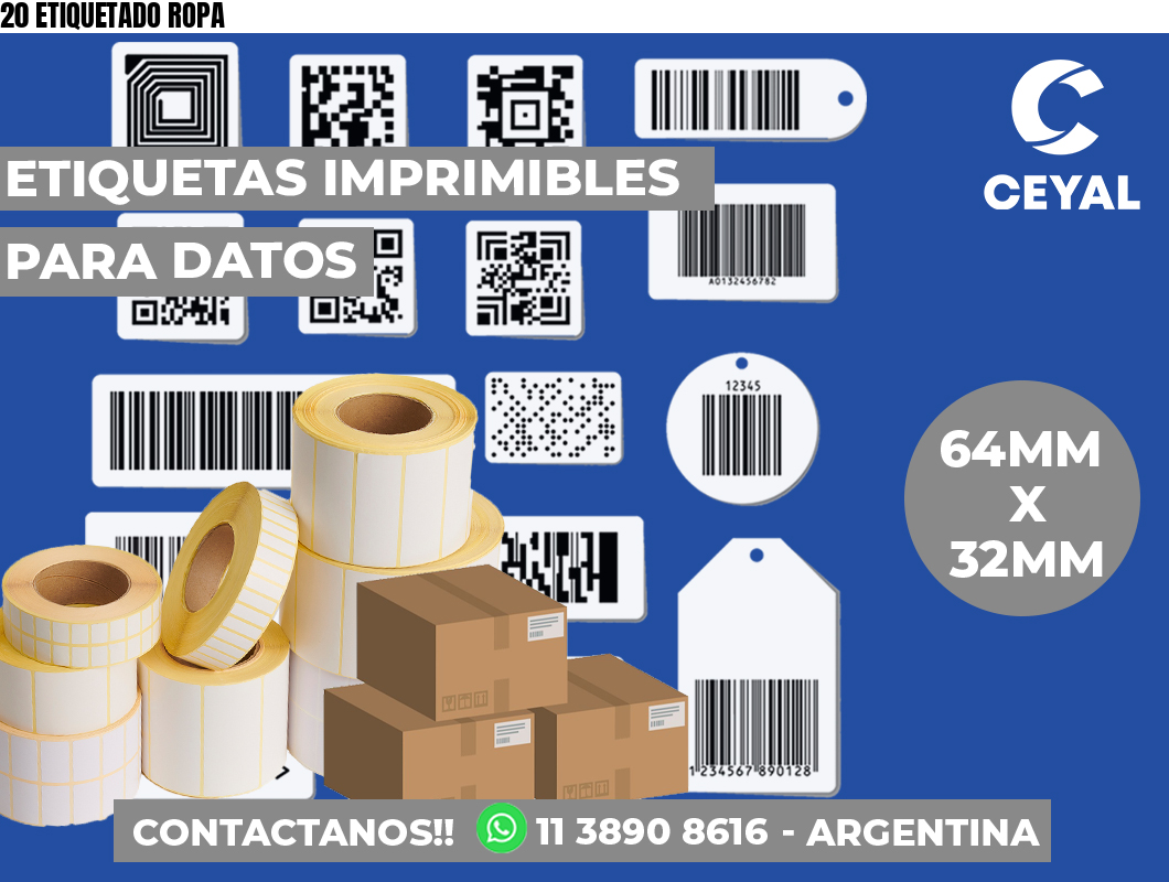 20 ETIQUETADO ROPA
