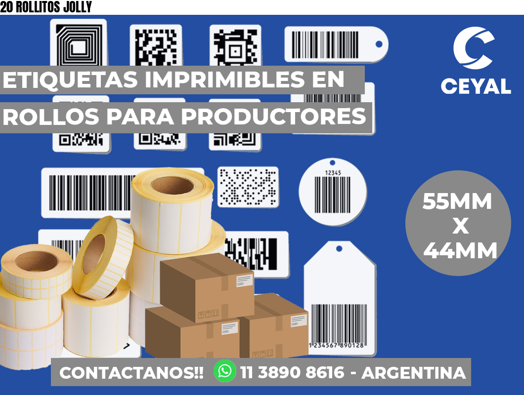 20 ROLLITOS JOLLY