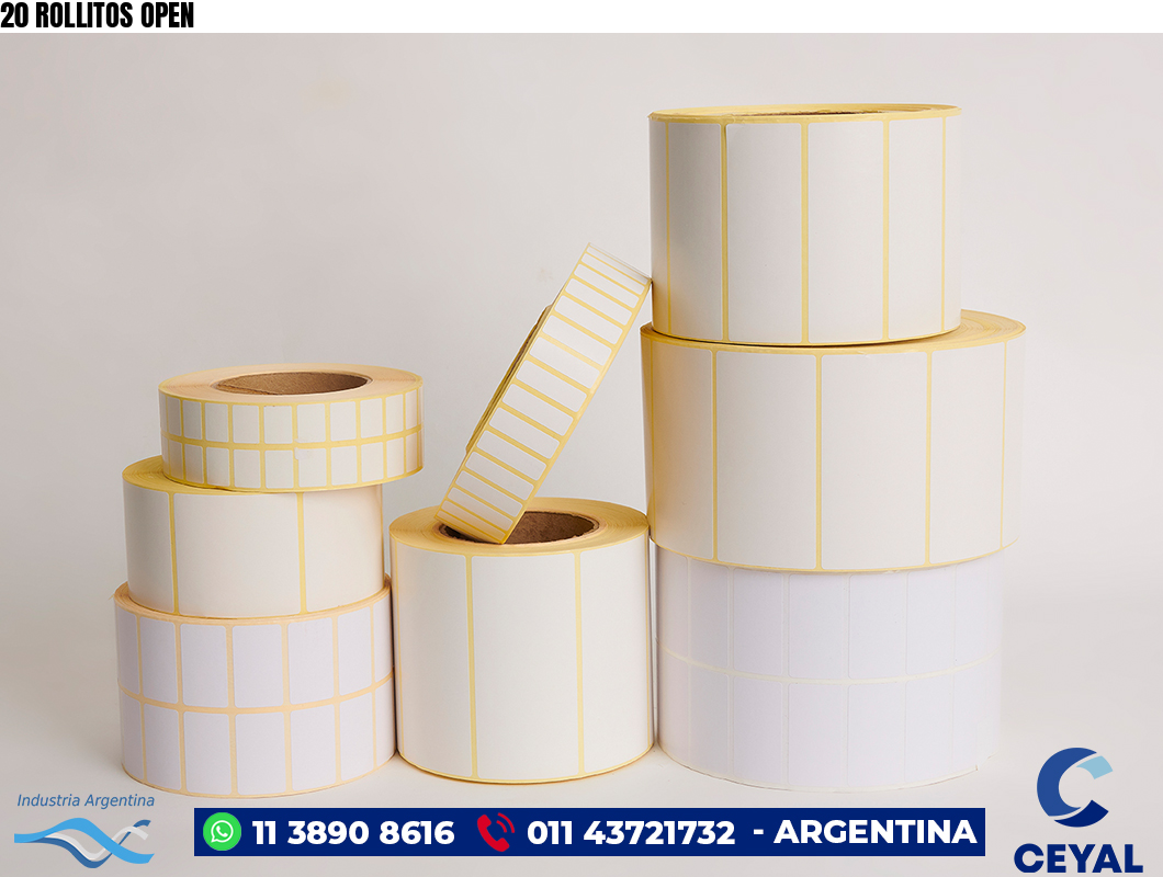 20 ROLLITOS OPEN