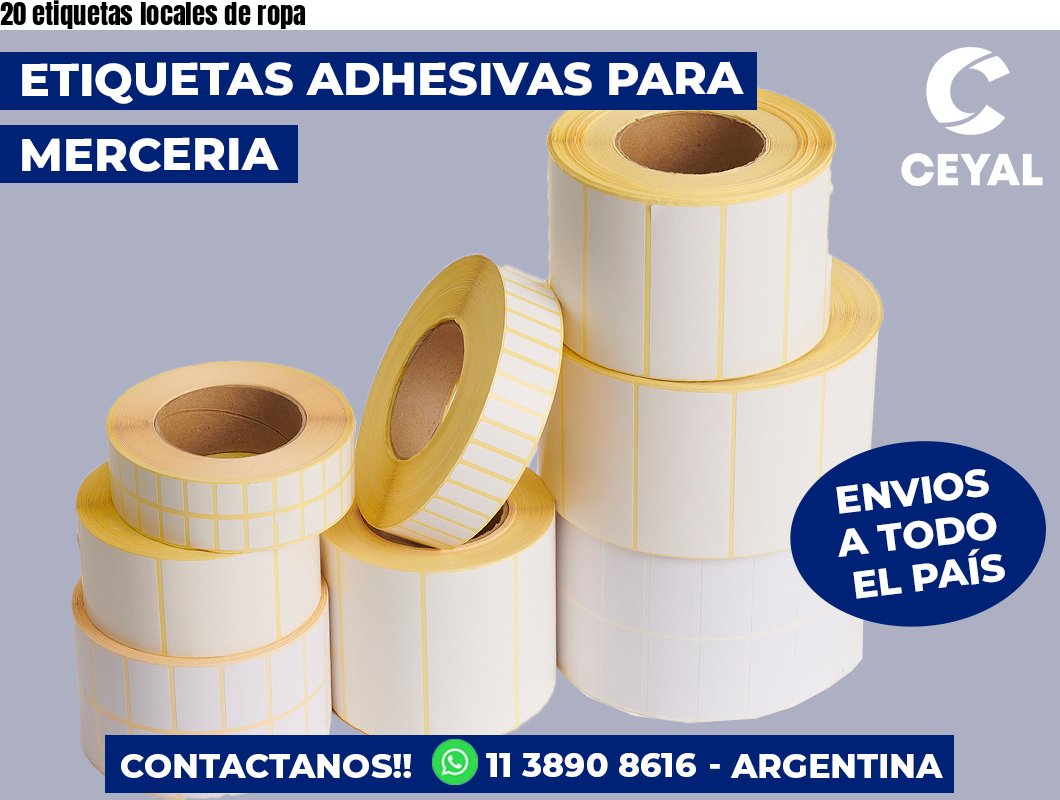 20 etiquetas locales de ropa