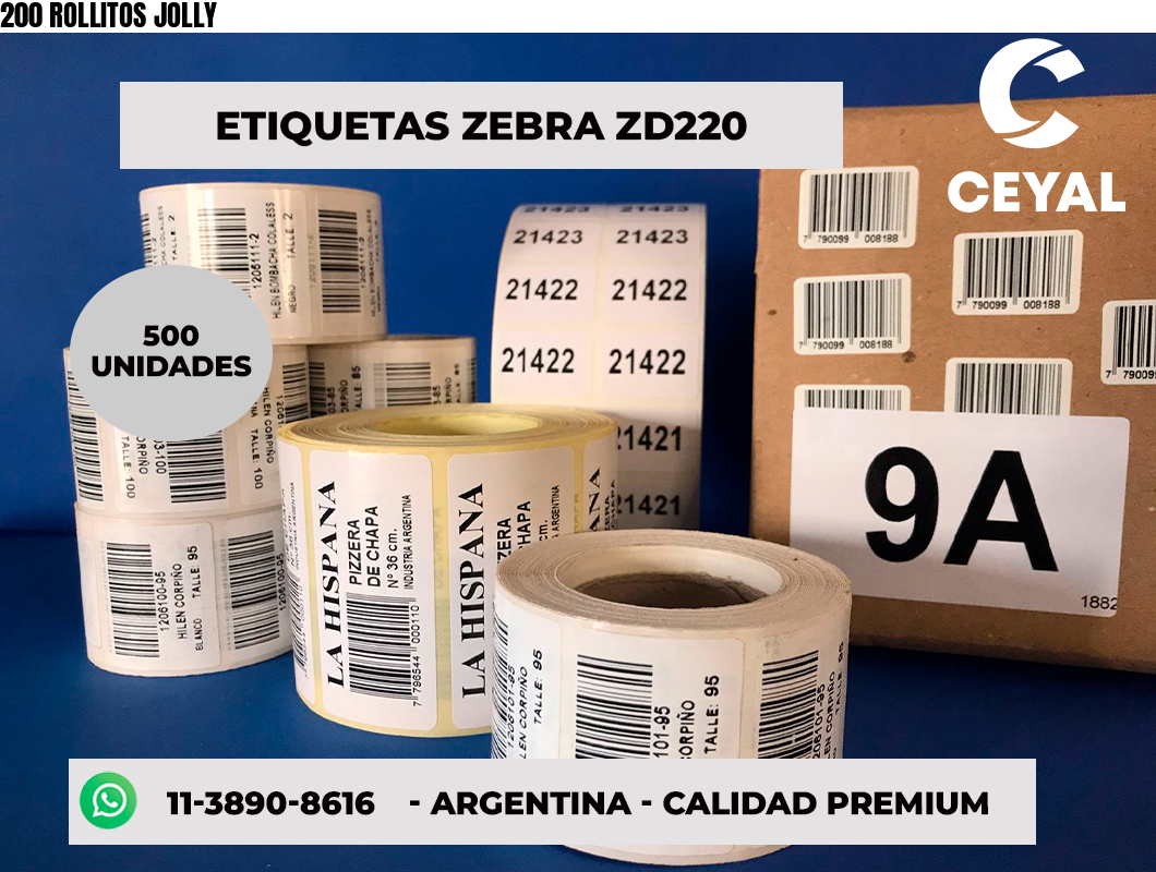 200 ROLLITOS JOLLY