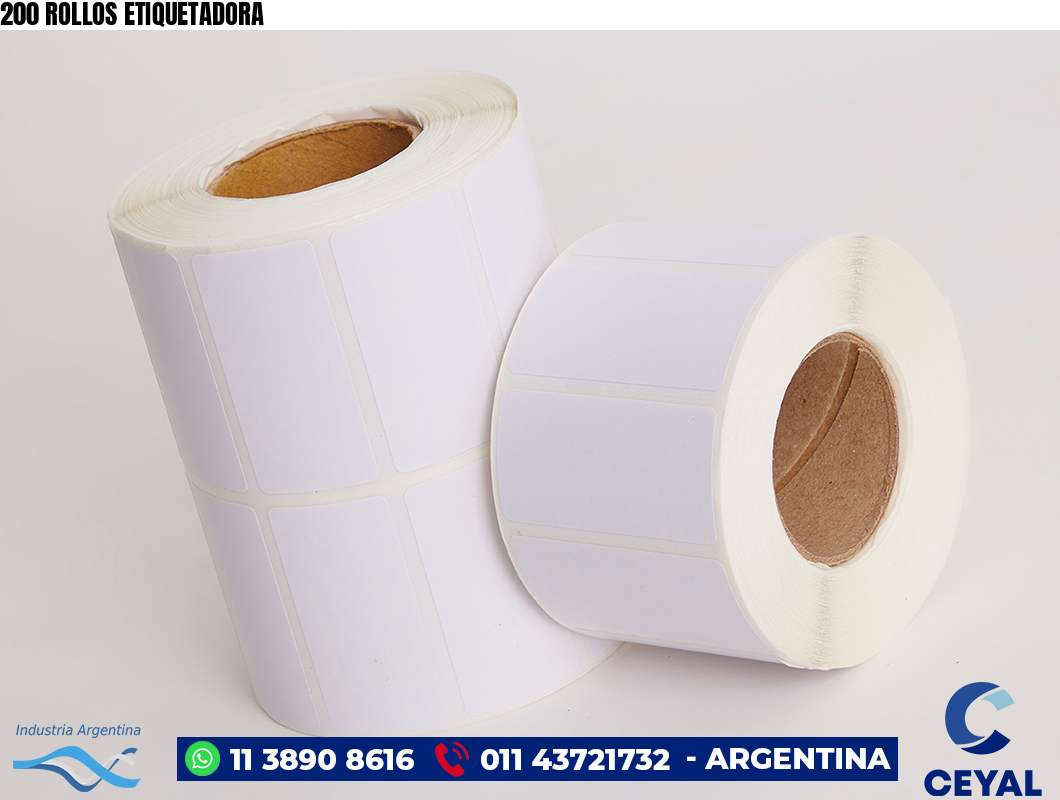 200 ROLLOS ETIQUETADORA