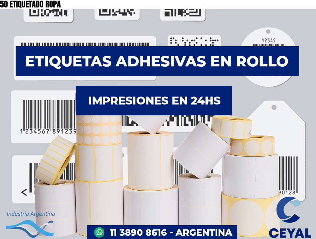 50 ETIQUETADO ROPA