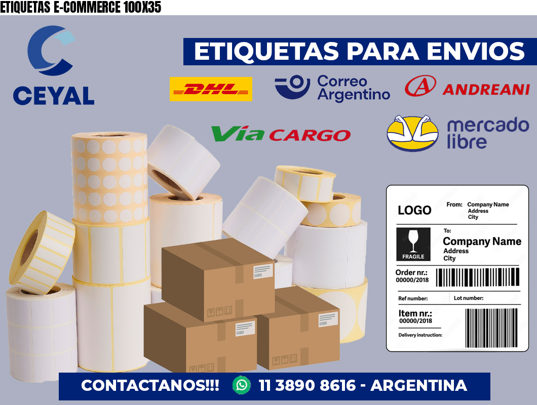 ETIQUETAS E-COMMERCE 100X35