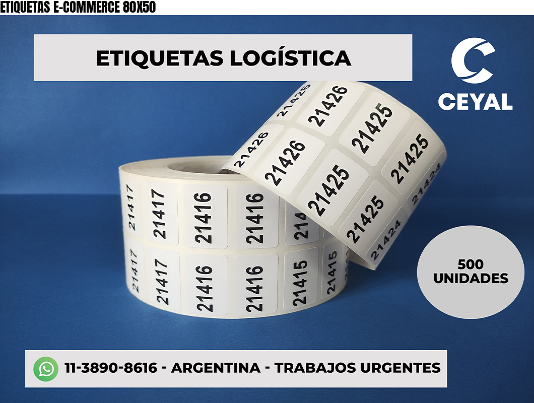 ETIQUETAS E-COMMERCE 80X50