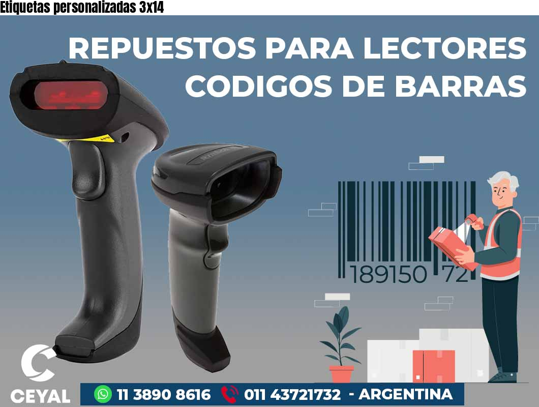 Etiquetas personalizadas 3x14