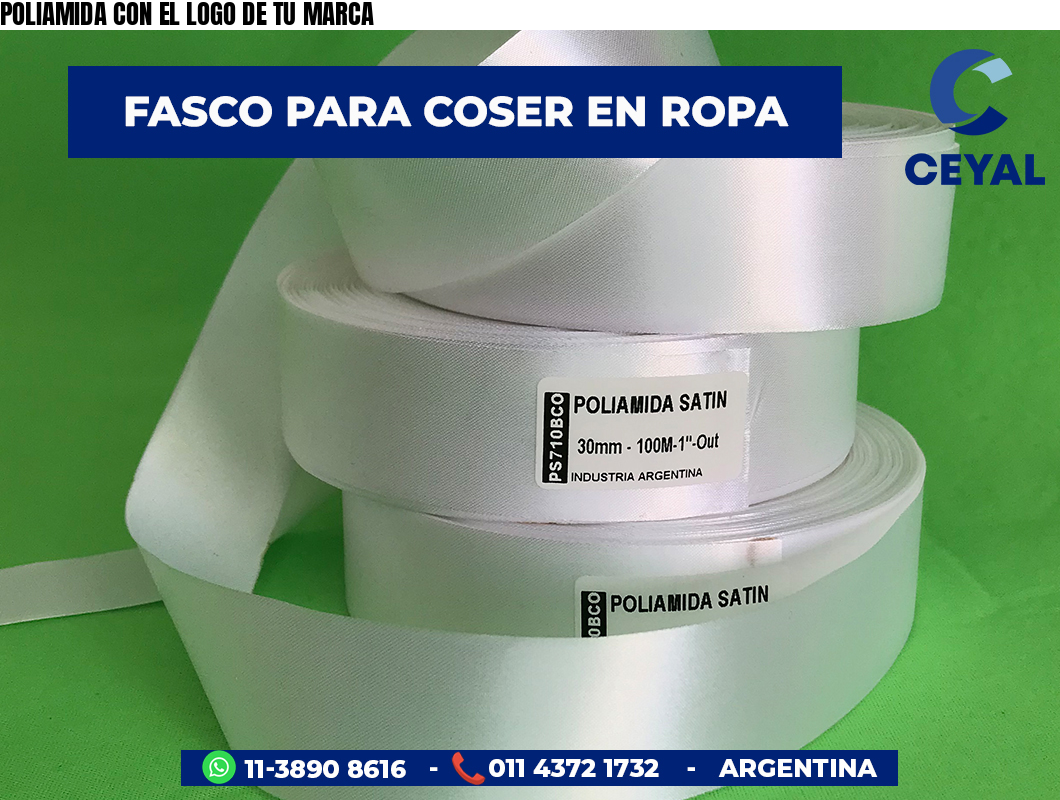 POLIAMIDA CON EL LOGO DE TU MARCA