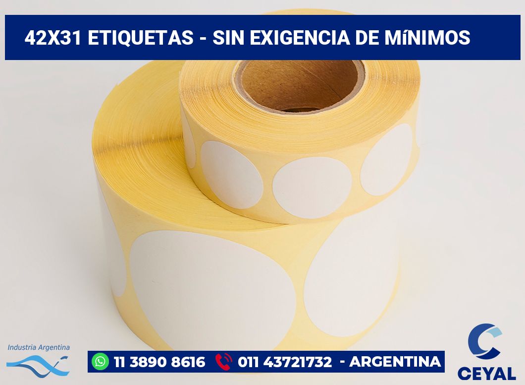 42×31 Etiquetas