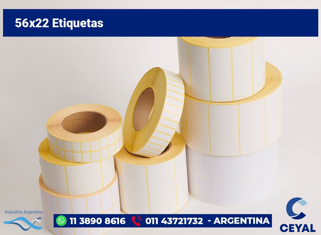 56×22 Etiquetas