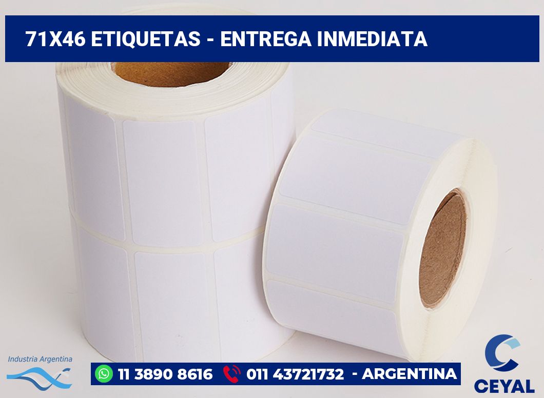 71x46 Etiquetas