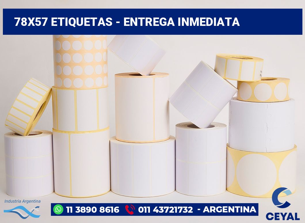 78x57 Etiquetas