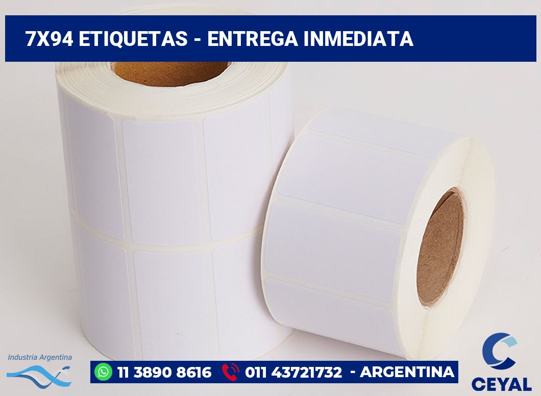 7×94 Etiquetas