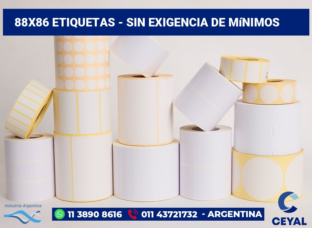 88×86 Etiquetas