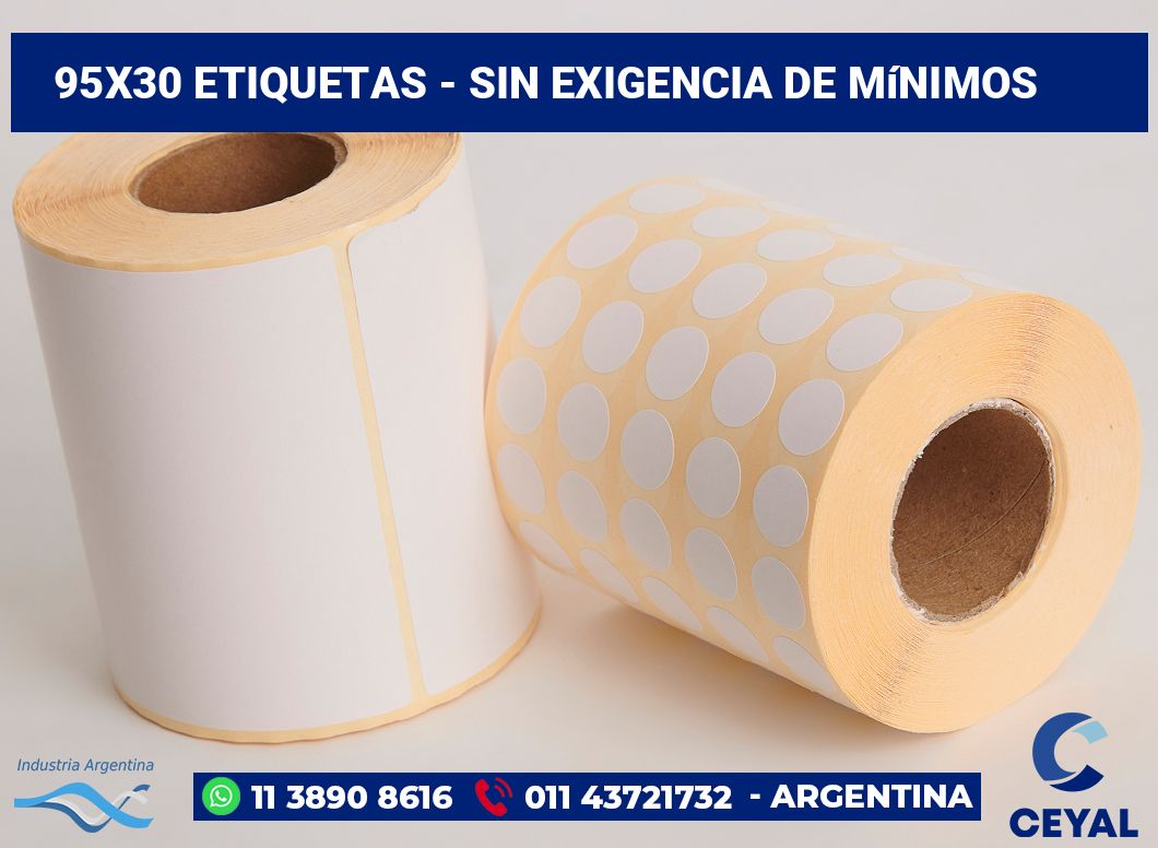 95x30 Etiquetas